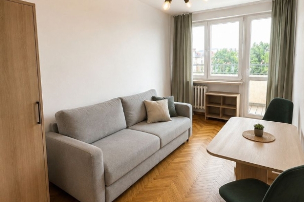 Ogłoszenie - 1pok, 20met, okolice Powstańców Śląskich BALKON/WINDA (Wrocław). Zdjęcie 1