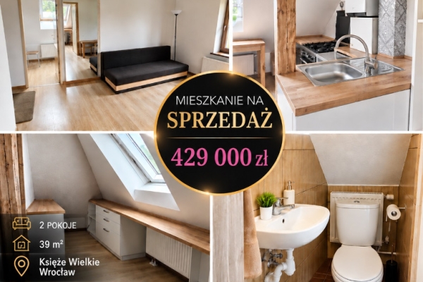 Ogłoszenie - 2pok, 39met, okolice Opolskiej ROZKŁAD/PIWNICA (Wrocław). Zdjęcie 1