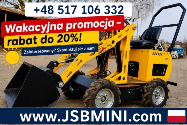 Ogłoszenie - Ładowarka Koparka Wozidło - NOWE 2026 - Prosto od Producenta JSB POLSKA -. Zdjęcie 3