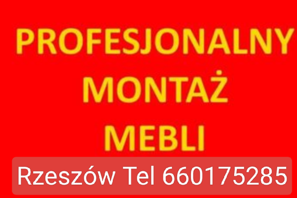 Ogłoszenie - Skręcanie mebli z paczki montaż mebli Rzeszów Krasne tel 660175285. Zdjęcie 1