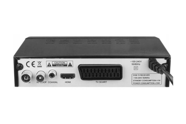 Ogłoszenie - Tuner DVB-T-2 LTC TV naziemnej DVB507 z pilotem programowalnym H.265 dekoder do telewizora. Zdjęcie 3
