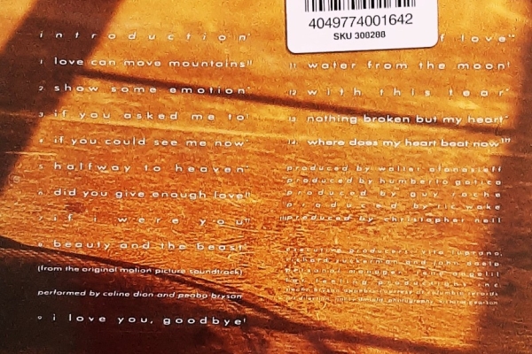 Ogłoszenie - ⭐⭐⭐Polecam Wspaniały Album CD Celine Dion CD Nowa. Zdjęcie 2