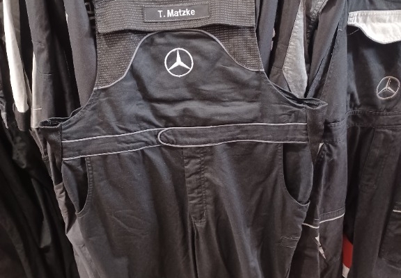 Ogłoszenie - Ogrodniczki MERCEDES robocze używane. Zdjęcie 4