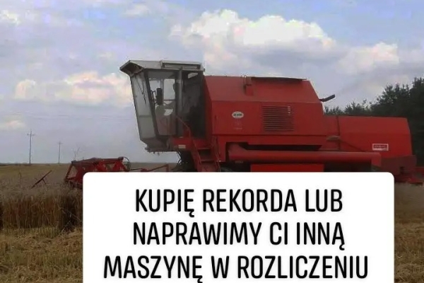 Ogłoszenie - Kupię Rekorda lub naprawimy ci inną maszynę w rozliczeniu. Zdjęcie 1