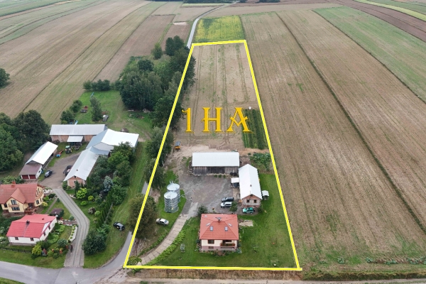 Ogłoszenie - Zadbane gospodarstwo 1,09 ha – dom po remoncie, stodoła, warsztat. Zdjęcie 1