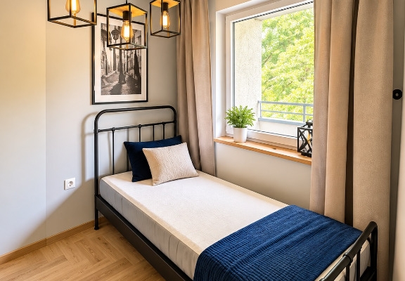 Ogłoszenie - 2pok, 49met, okolice Nowodworskiej BALKON/GARAŻ/WINDA (Wrocław). Zdjęcie 5