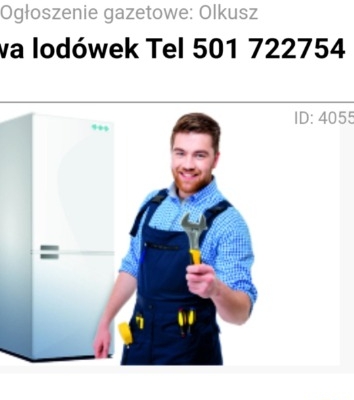 Ogłoszenie - NAPRAWA LODÓWEK. Zdjęcie 1