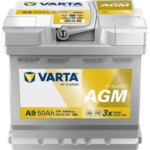 Ogłoszenie - Akumulator 50Ah 540A Varta Silver Dynamic AGM A9 start- stop. Zdjęcie 1