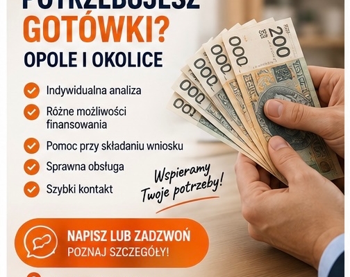 Ogłoszenie - Finansowanie i kredyty – Opole. Zdjęcie 1