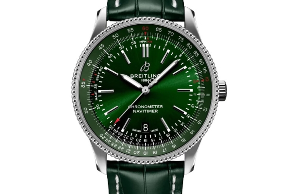 Ogłoszenie - BREITLING Navitimer 41 Automatic Leather Strap Watch A17326361L1P2. Zdjęcie 1