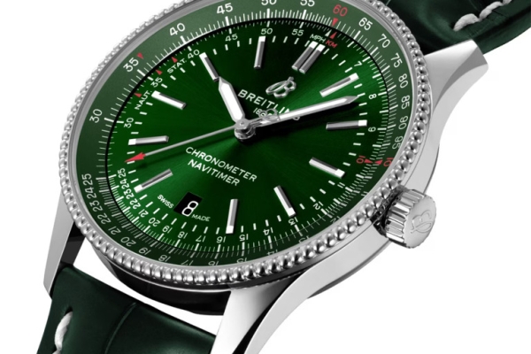 Ogłoszenie - BREITLING Navitimer 41 Automatic Leather Strap Watch A17326361L1P2. Zdjęcie 4
