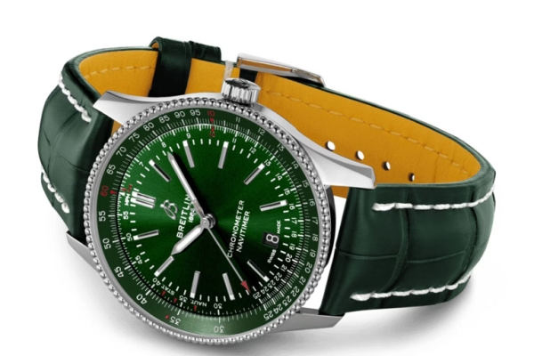 Ogłoszenie - BREITLING Navitimer 41 Automatic Leather Strap Watch A17326361L1P2. Zdjęcie 3