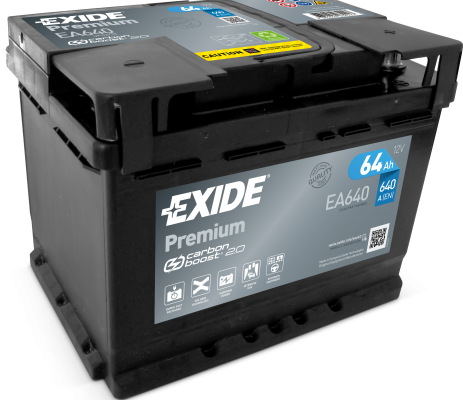 Ogłoszenie - Akumulator 64Ah 640A Exide Premium EA640. Zdjęcie 1