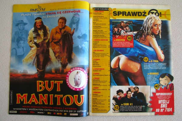 Ogłoszenie - Magazyn Bravo, Bravo Girl 2003 r. z dodatkami i plakatami. Zdjęcie 5