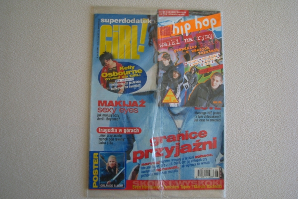 Ogłoszenie - Magazyn Bravo, Bravo Girl 2003 r. z dodatkami i plakatami. Zdjęcie 9