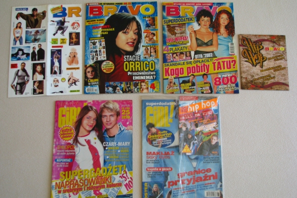 Ogłoszenie - Magazyn Bravo, Bravo Girl 2003 r. z dodatkami i plakatami. Zdjęcie 10