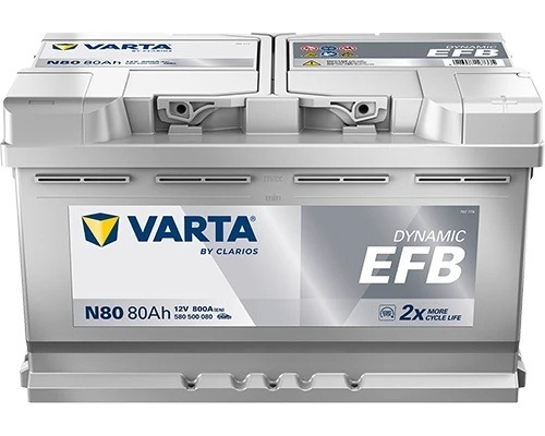 Ogłoszenie - Akumulator 80Ah 800A Varta Blue Dynamic EFB start- stop N80. Zdjęcie 1