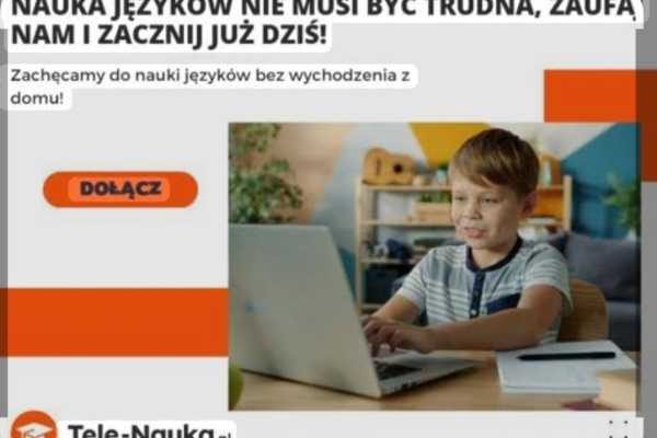 Ogłoszenie - Tele nauka. Zdjęcie 1