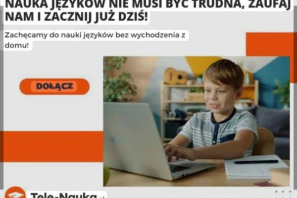 Ogłoszenie - Tele nauka. Zdjęcie 1