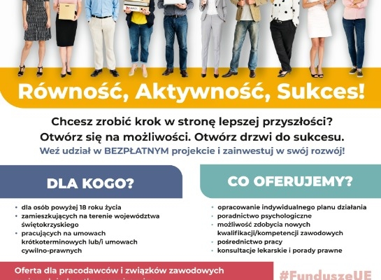 Ogłoszenie - Bezpłatne szkolenia/kursy projekt UE. Zdjęcie 2