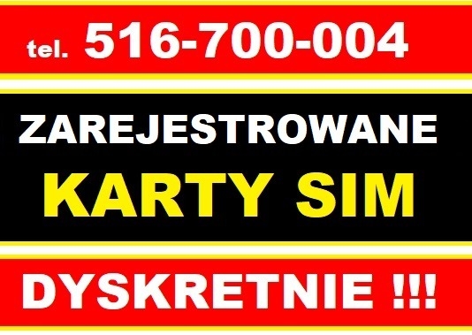 Ogłoszenie - Zarejestrowane karty SIM polskie startery eSIM prepaid zdalna rejestracja darmowy Internet. Zdjęcie 1