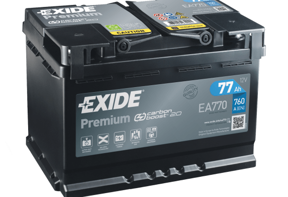 Ogłoszenie - Akumulator 77Ah 760A Exide Premium EA770. Zdjęcie 1