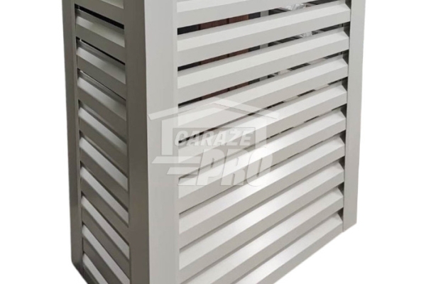 Ogłoszenie - Osłona klimatyzatora – pompy ciepła 100x40x150 cm biały GP705. Zdjęcie 1