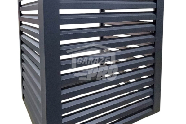 Ogłoszenie - Osłona klimatyzatora – pompy ciepła 100x60x160 cm antracyt GP706. Zdjęcie 1