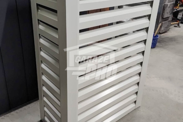 Ogłoszenie - Osłona klimatyzatora – pompy ciepła 100x40x150 cm biały GP705. Zdjęcie 4