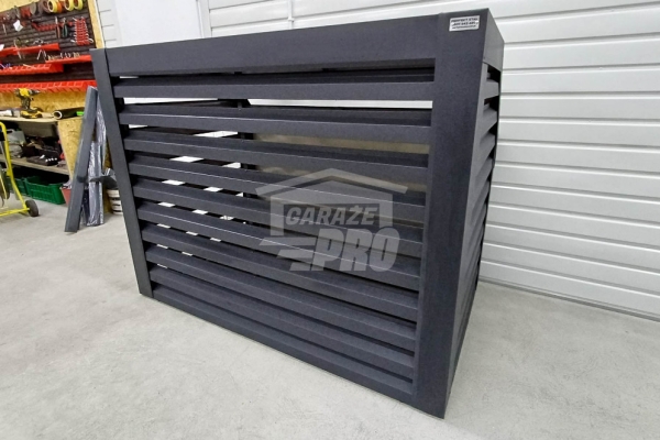 Ogłoszenie - Osłona klimatyzatora – pompy ciepła 110x60x80cm cm antracyt GP707. Zdjęcie 4