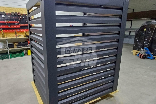 Ogłoszenie - Osłona klimatyzatora – pompy ciepła 100x60x160 cm antracyt GP706. Zdjęcie 2