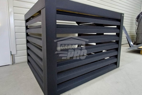 Ogłoszenie - Osłona klimatyzatora – pompy ciepła 110x60x80cm cm antracyt GP707. Zdjęcie 2