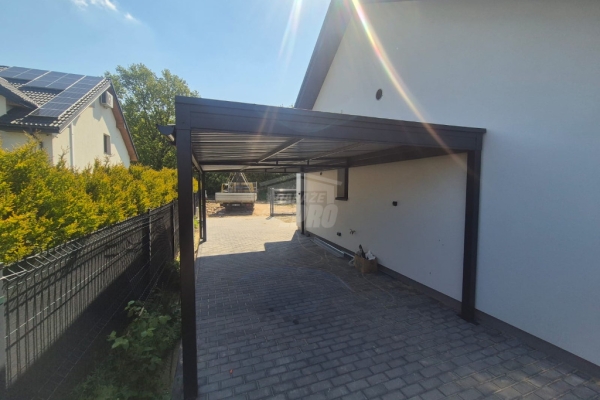 Ogłoszenie - Wiata samochodowa - Carport 3x6m - dach spad w bok  - ukryty spadek GP720. Zdjęcie 2