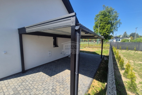 Ogłoszenie - Wiata samochodowa - Carport 3x6m - dach spad w bok  - ukryty spadek GP720. Zdjęcie 5