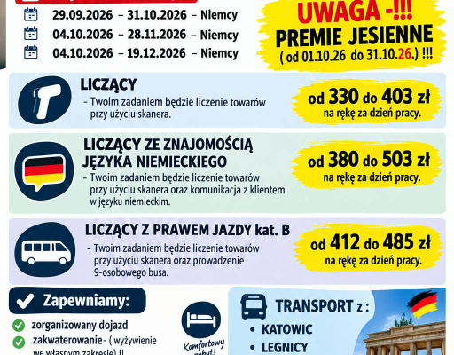Ogłoszenie - Inwentaryzacja wyjazdowa do NIEMIEC. Zdjęcie 1