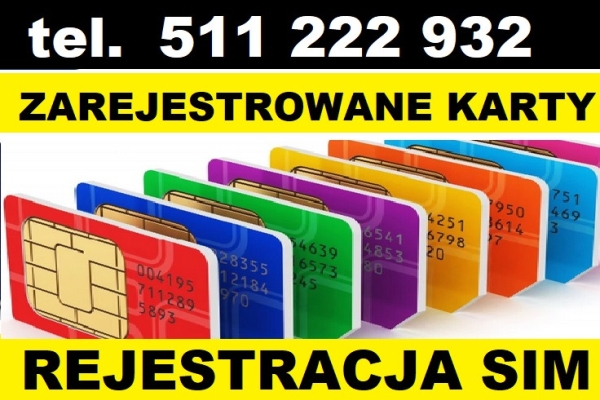 Ogłoszenie - Działające karty SIM zarejestrowane startery SIM działające prepaid polskie eSIM Tychy. Zdjęcie 1