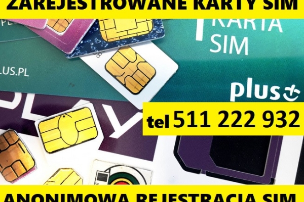 Ogłoszenie - Polskie zarejestrowane karty SIM startery telefoniczne prepaid czeska karta SIM starter Elbląg eSIM. Zdjęcie 1