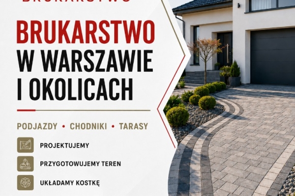 Ogłoszenie - Remston - kompleksowa firma brukarska w Warszawie: kostka, podjazdy, chodniki, parkingi i tarasy. Zdjęcie 1