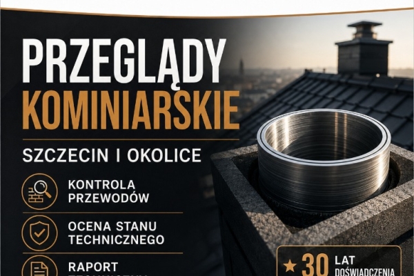 Ogłoszenie - Zakład Usług Kominiarskich - przeglądy kominowe Szczecin i okolice. Zdjęcie 1