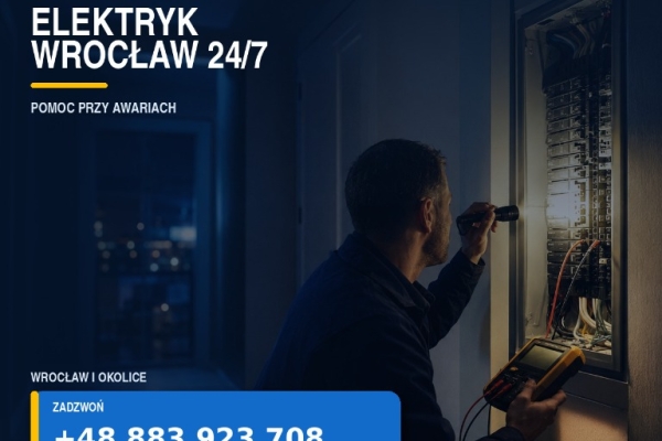 Ogłoszenie - Elektryk Wrocław – pomoc w nagłych przypadkach. Zdjęcie 1