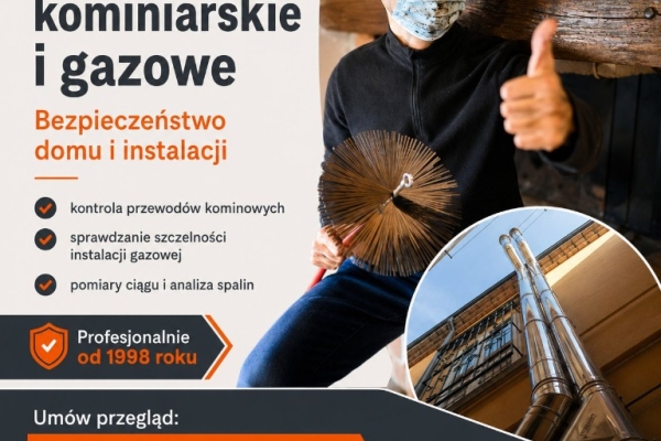 Ogłoszenie - Zakład Kominiarski Rafał Strzeszewski - usługi kominiarskie Warszawa. Zdjęcie 1