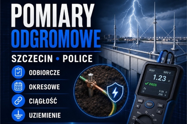 Ogłoszenie - Nowa instalacja czy przegląd okresowy w Szczecinie? PomiarTech wykona pomiary. Zdjęcie 1