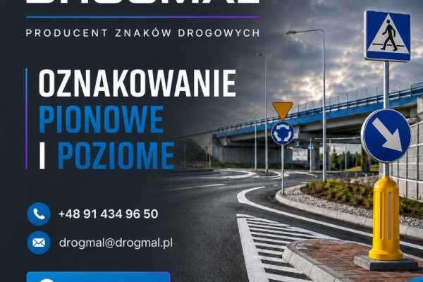 Ogłoszenie - Drogmal: oznakowanie dróg. Zdjęcie 1