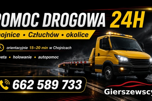 Ogłoszenie - Chojnice: szybka pomoc drogowa MICHPOL. Zdjęcie 1