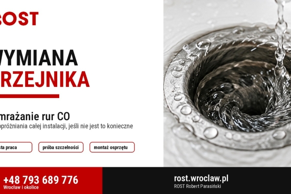 Ogłoszenie - ROST - usługi hydrauliczne Wrocław. Zdjęcie 1