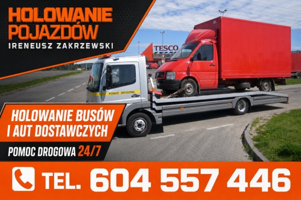 Ogłoszenie - Holowanie Pojazdów Ireneusz Zakrzewski - profesjonalne holowanie. Zdjęcie 1