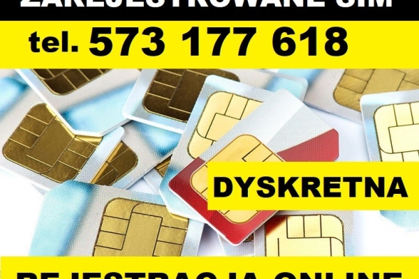 Ogłoszenie - Zarejestrowane karty SIM startery telefoniczne prepaid Internetowe ZDALNA REJESTRACJA   Wrocław. Zdjęcie 1