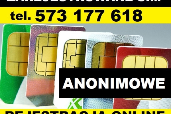 Ogłoszenie - ZAREJESTROWANE KARTY SIM polskie zdalna REJESTRACJA ONLINE KART SIM do komórki Rybnik. Zdjęcie 1