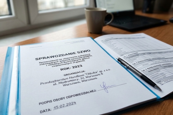 Ogłoszenie - Sprawozdanie SZWO i F-Gazy dla warsztatów samochodowych tel. 504-746-203 – kompleksowa obsługa, czynnika chłodniczego. Zdjęcie 1