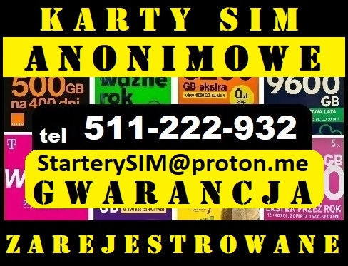 Ogłoszenie - Rzeszów zarejestrowane karty SIM prepaid startery Orange Plus Play czeskie karty SIM zagraniczne. Zdjęcie 1